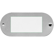 Etiqueta de equipaje de aluminio